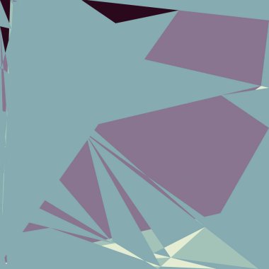 Geometrik soyutlama üretken sanat arkaplan çizimi