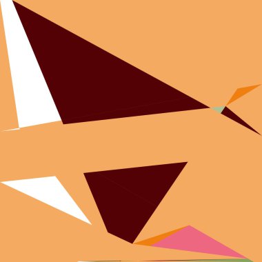 Geometrik soyutlama üretken sanat arkaplan çizimi