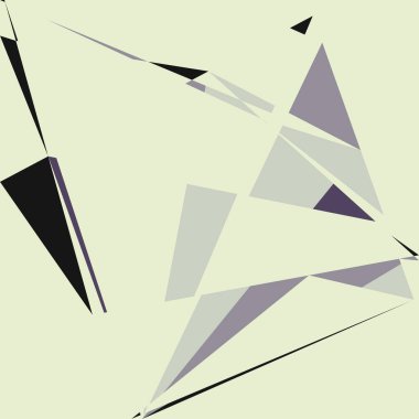 Geometrik soyutlama üretken sanat arkaplan çizimi