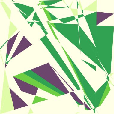 Geometrik soyutlama üretken sanat arkaplan çizimi