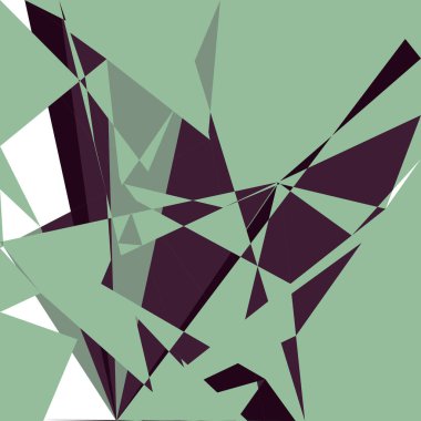 Geometrik soyutlama üretken sanat arkaplan çizimi