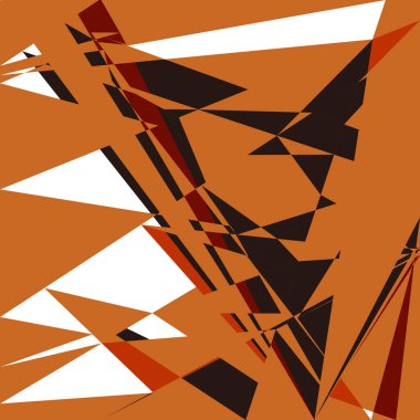 Geometrik soyutlama üretken sanat arkaplan çizimi