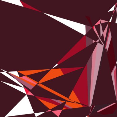 Geometrik soyutlama üretken sanat arkaplan çizimi