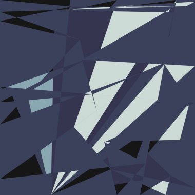 Geometrik soyutlama üretken sanat arkaplan çizimi