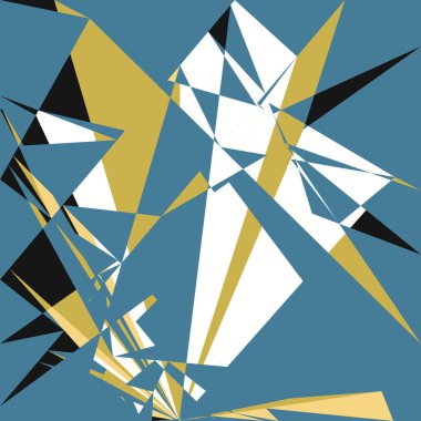 Geometrik soyutlama üretken sanat arkaplan çizimi