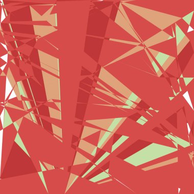 Geometrik soyutlama üretken sanat arkaplan çizimi