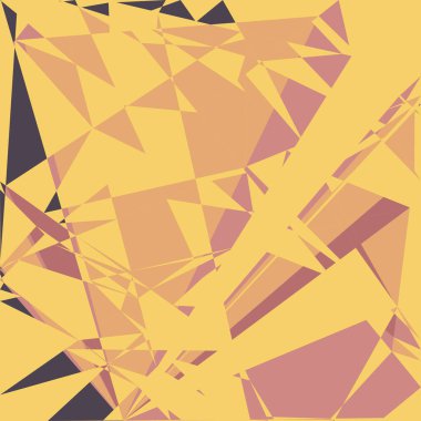 Geometrik soyutlama üretken sanat arkaplan çizimi