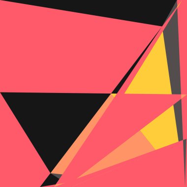 Geometrik soyutlama üretken sanat arkaplan çizimi