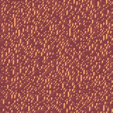 Edward Zajec 'in 1971' deki Il Cubo 'sunun uygulanması. Esasen 8 taştan oluşan bir Truchet fayans seti ve yerleştirme sanatı illüstrasyonu için kurallar