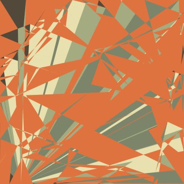 Geometrik soyutlama üretken sanat arkaplan çizimi