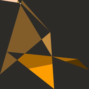 Geometrik soyutlama üretken sanat arkaplan çizimi