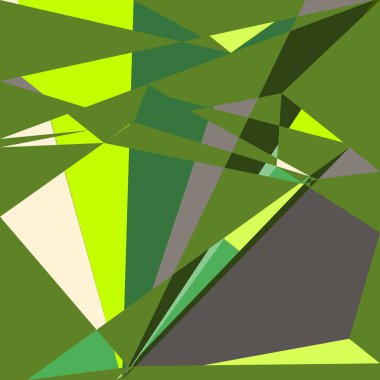 Geometrik soyutlama üretken sanat arkaplan çizimi