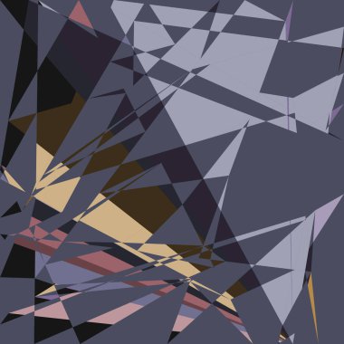 Geometrik soyutlama üretken sanat arkaplan çizimi