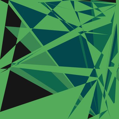 Geometrik soyutlama üretken sanat arkaplan çizimi