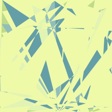 Geometrik soyutlama üretken sanat arkaplan çizimi