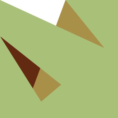 Geometrik soyutlama üretken sanat arkaplan çizimi