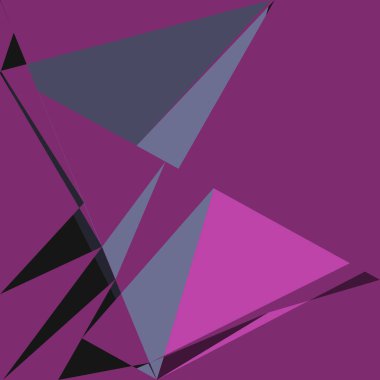 Geometrik soyutlama üretken sanat arkaplan çizimi