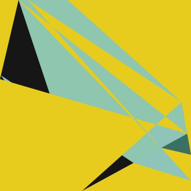 Geometrik soyutlama üretken sanat arkaplan çizimi