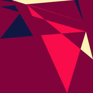 Geometrik soyutlama üretken sanat arkaplan çizimi