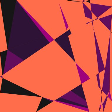 Geometrik soyutlama üretken sanat arkaplan çizimi