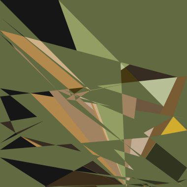 Geometrik soyutlama üretken sanat arkaplan çizimi