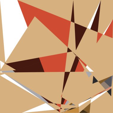 Geometrik soyutlama üretken sanat arkaplan çizimi