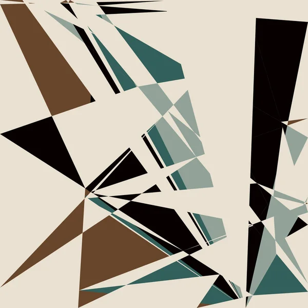 Geometrik soyutlama üretken sanat arkaplan çizimi