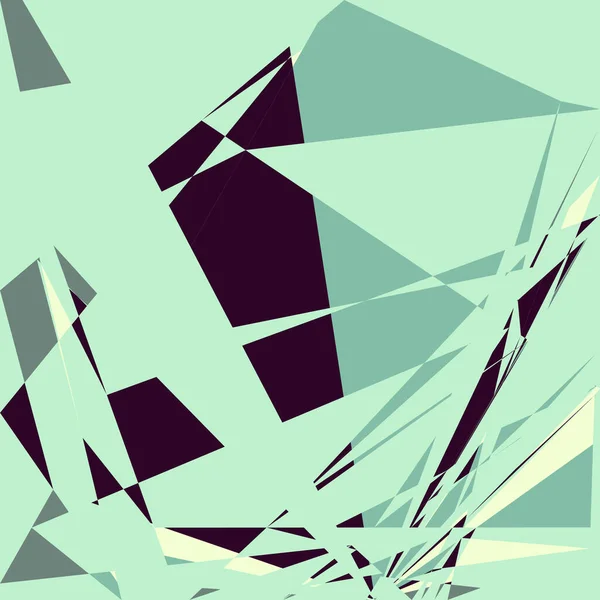 Geometrische Abstraktion Generative Kunst Hintergrund Kunst Illustration — Stockvektor