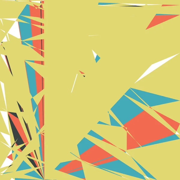 Geometrik soyutlama üretken sanat arkaplan çizimi