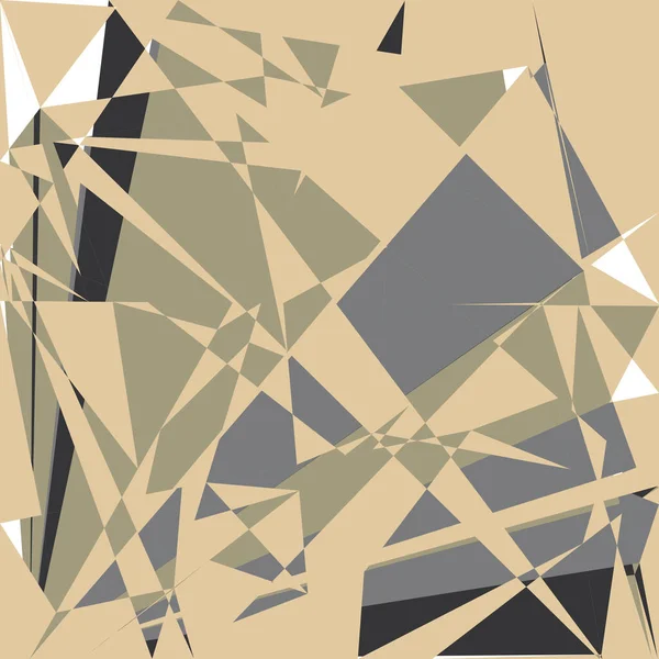 Geometrische Abstraktion Generative Kunst Hintergrund Kunst Illustration — Stockvektor