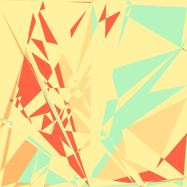 Geometrische Abstraktion Generative Kunst Hintergrund Kunst Illustration — Stockvektor