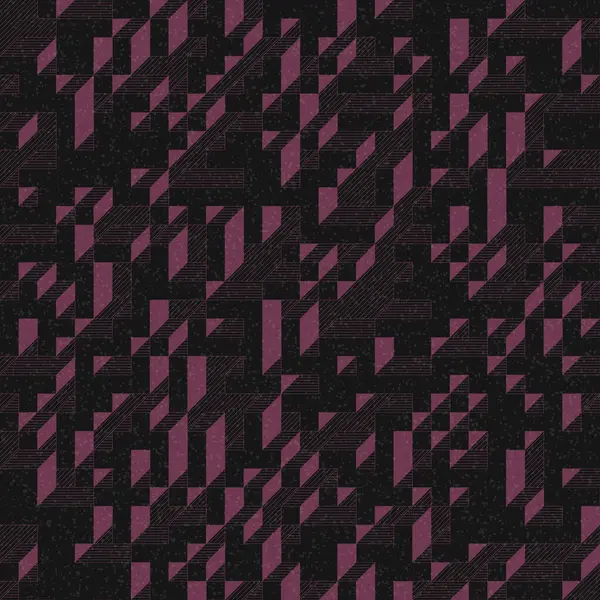 Edward Zajec 'in 1971' deki Il Cubo 'sunun uygulanması. Esasen 8 taştan oluşan bir Truchet fayans seti ve yerleştirme sanatı illüstrasyonu için kurallar