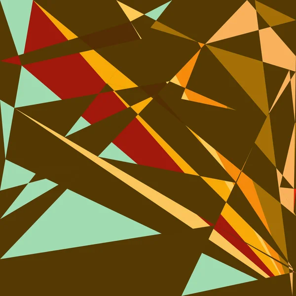 幾何学抽象生成アート背景イラスト — ストックベクタ