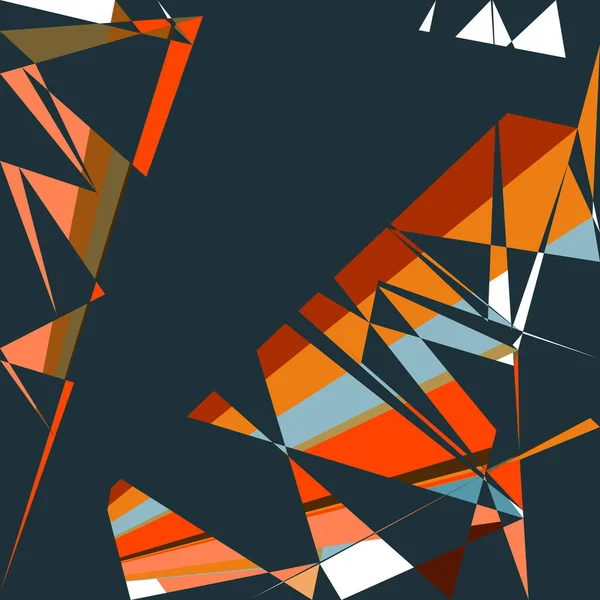 Geometrik soyutlama üretken sanat arkaplan çizimi