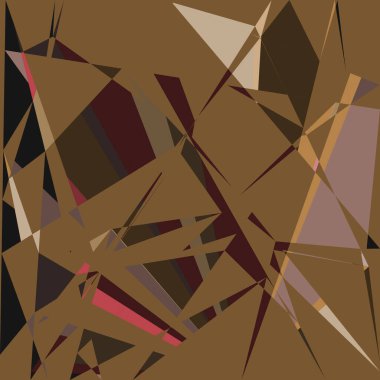 Geometrik soyutlama üretken sanat arkaplan çizimi