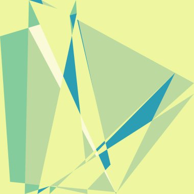 Geometrik soyutlama üretken sanat arkaplan çizimi