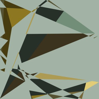 Geometrik soyutlama üretken sanat arkaplan çizimi