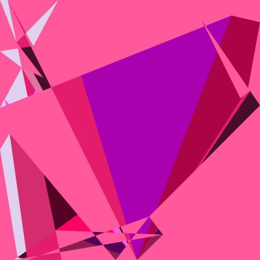 Geometrik soyutlama üretken sanat arkaplan çizimi