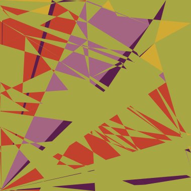 Geometrik soyutlama üretken sanat arkaplan çizimi