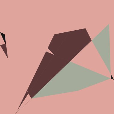 Geometrik soyutlama üretken sanat arkaplan çizimi