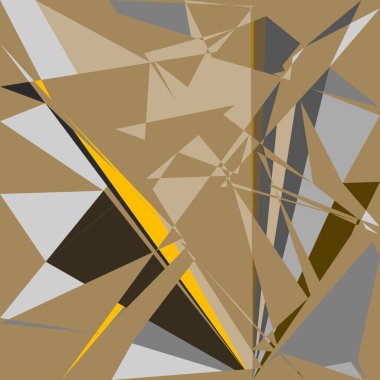 Geometrik soyutlama üretken sanat arkaplan çizimi