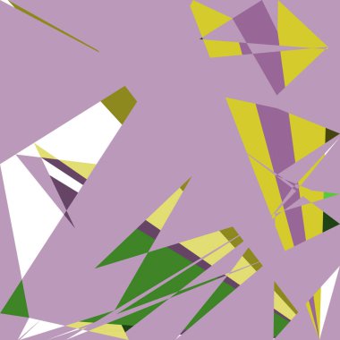 Geometrik soyutlama üretken sanat arkaplan çizimi