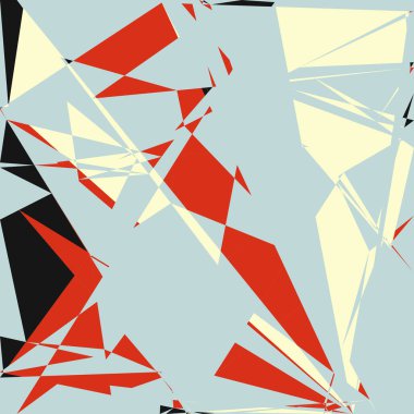 Geometrik soyutlama üretken sanat arkaplan çizimi