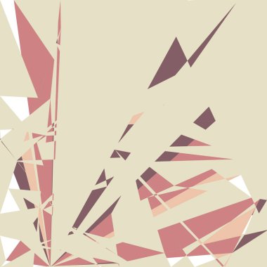 Geometrik soyutlama üretken sanat arkaplan çizimi