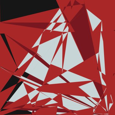 Geometrik soyutlama üretken sanat arkaplan çizimi