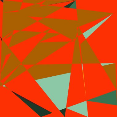 Geometrik soyutlama üretken sanat arkaplan çizimi