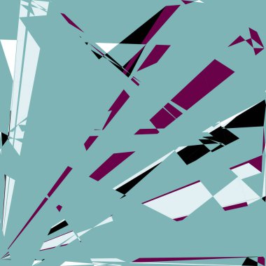 Geometrik soyutlama üretken sanat arkaplan çizimi