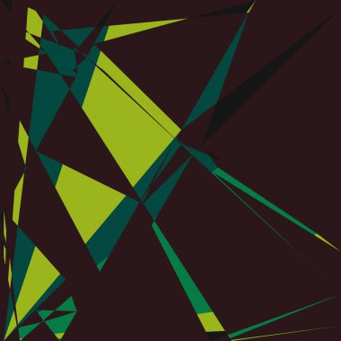 Geometrik soyutlama üretken sanat arkaplan çizimi