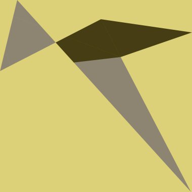 Geometrik soyutlama üretken sanat arkaplan çizimi