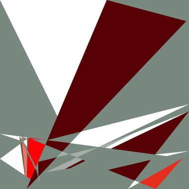 Geometrik soyutlama üretken sanat arkaplan çizimi